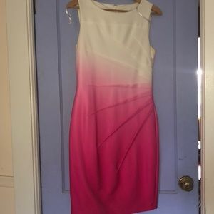 Calvin Klein Pink Ombré Dress
